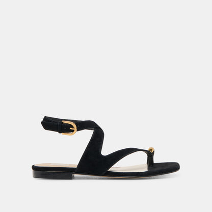 Dolce Vita SHOES EARLA SANDALS ONYX SUEDE
 – Dolce Vita