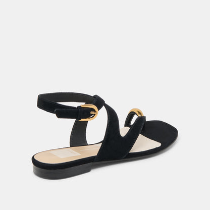 Dolce Vita SHOES EARLA SANDALS ONYX SUEDE
 – Dolce Vita