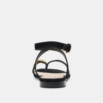 Dolce Vita SHOES EARLA SANDALS ONYX SUEDE
 – Dolce Vita