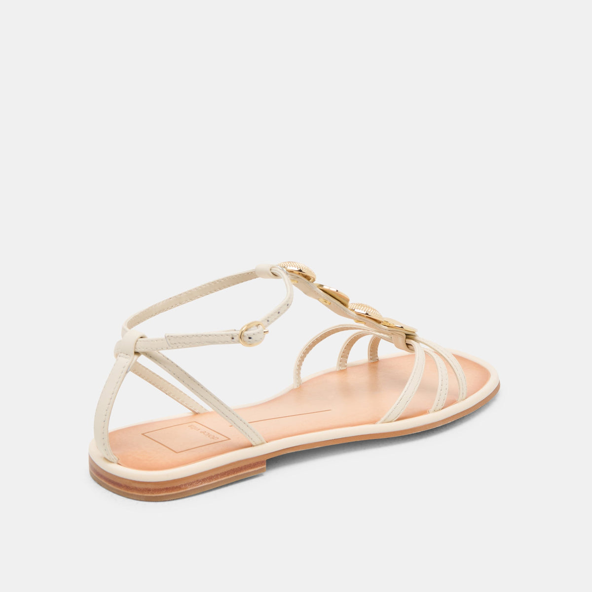 Dolce Vita SHOES Faun Off White Leather Sandals