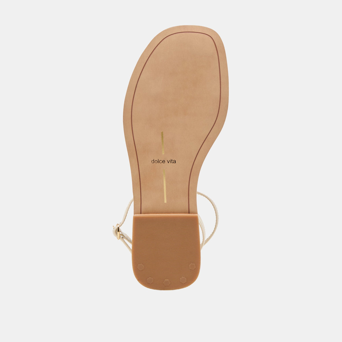Dolce Vita SHOES Faun Off White Leather Sandals