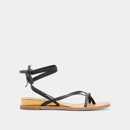 Dolce Vita SHOES RUDIE SANDALS BLACK LEATHER
 – Dolce Vita