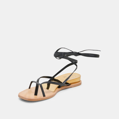 Dolce Vita SHOES RUDIE SANDALS BLACK LEATHER
 – Dolce Vita