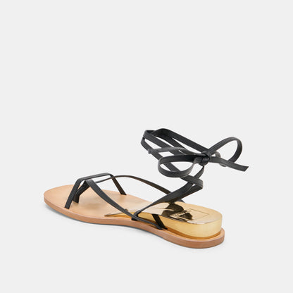 Dolce Vita SHOES RUDIE SANDALS BLACK LEATHER
 – Dolce Vita