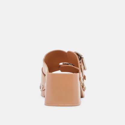 Dolce Vita SHOES Melody Tan Leather Heels