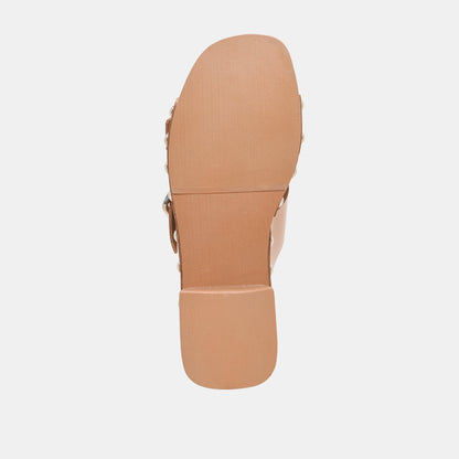 Dolce Vita SHOES Melody Tan Leather Heels