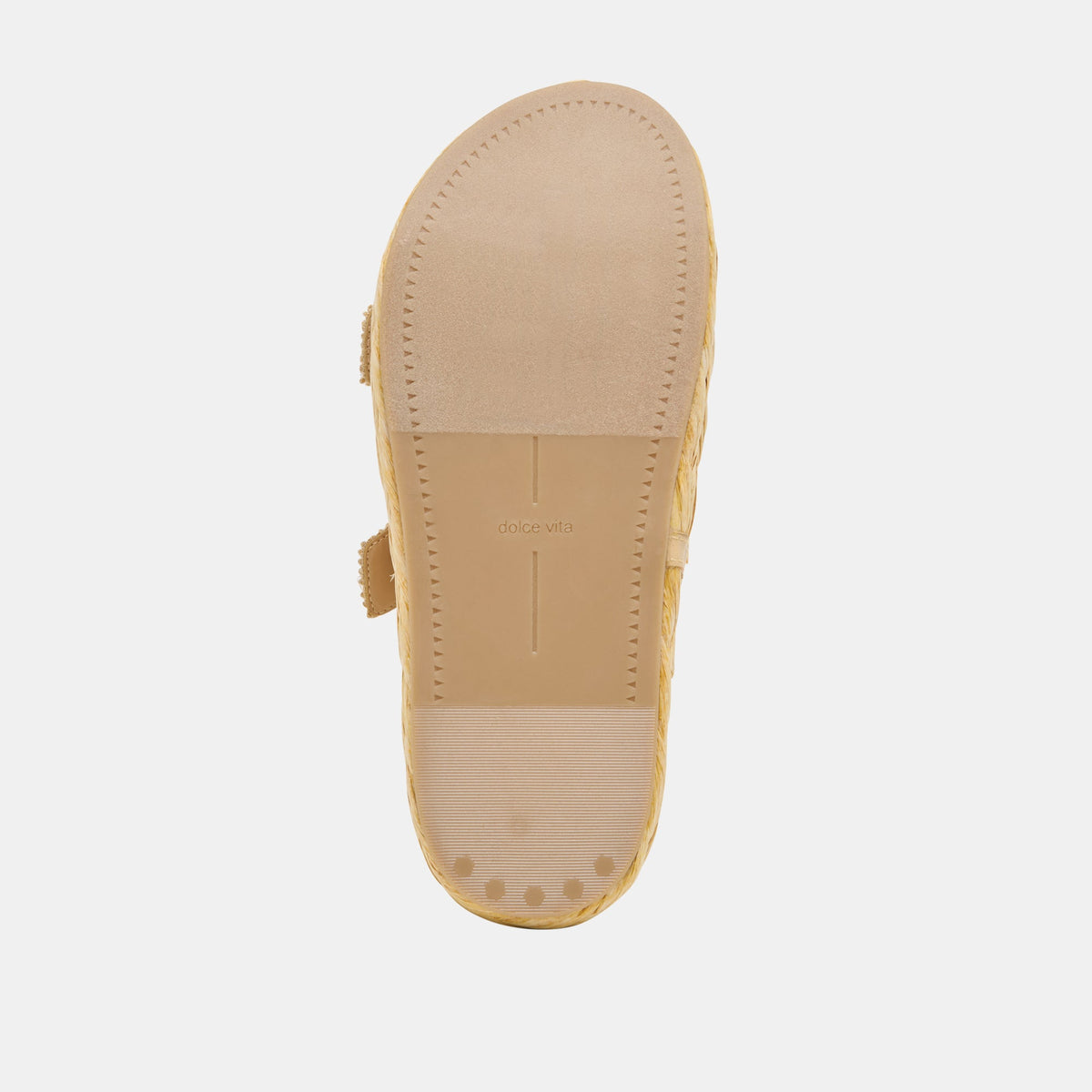 Dolce Vita SHOES Falyn Lt Natural Woven Raffia Sandals