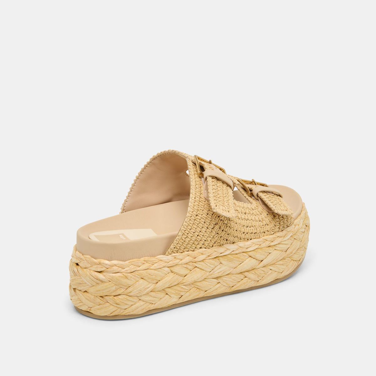 Dolce Vita SHOES Falyn Lt Natural Woven Raffia Sandals