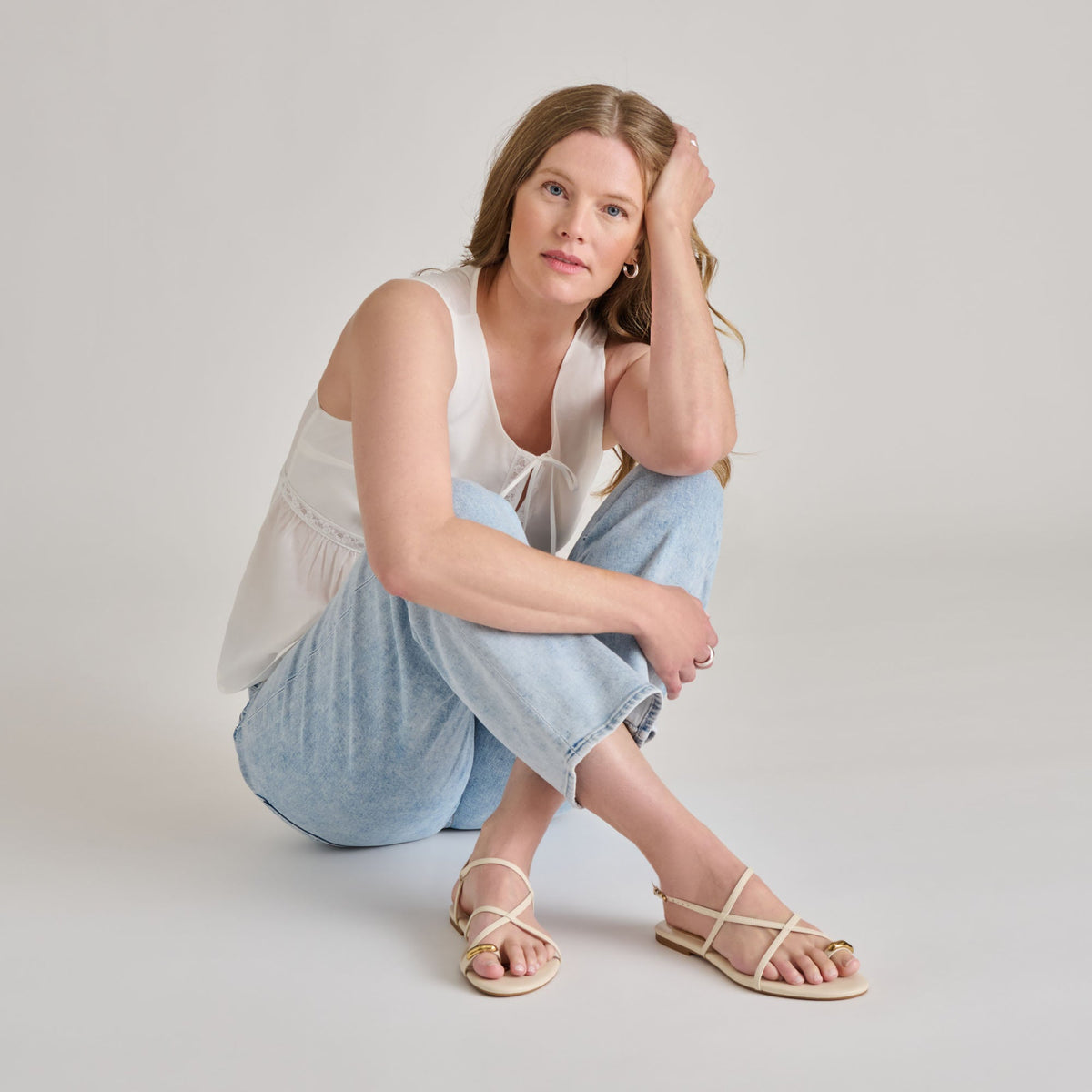 Dolce Vita SHOES KESHA SANDALS BONE LEATHER
 – Dolce Vita