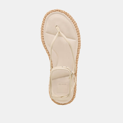 Dolce Vita SHOES COVE SANDALS OFF WHITE LEATHER
 – Dolce Vita