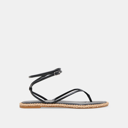 Dolce Vita SHOES COVE SANDALS BLACK LEATHER
 – Dolce Vita