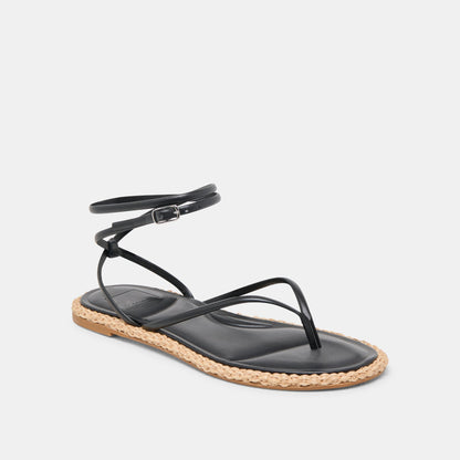 Dolce Vita SHOES COVE SANDALS BLACK LEATHER
 – Dolce Vita