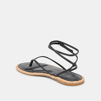 Dolce Vita SHOES COVE SANDALS BLACK LEATHER
 – Dolce Vita