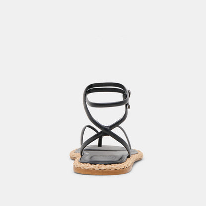 Dolce Vita SHOES COVE SANDALS BLACK LEATHER
 – Dolce Vita