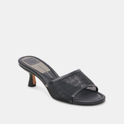 Dolce Vita SHOES MEEZA HEELS ONYX MESH
 – Dolce Vita