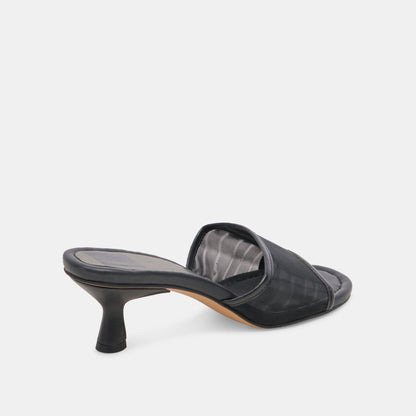 Dolce Vita SHOES MEEZA HEELS ONYX MESH
 – Dolce Vita