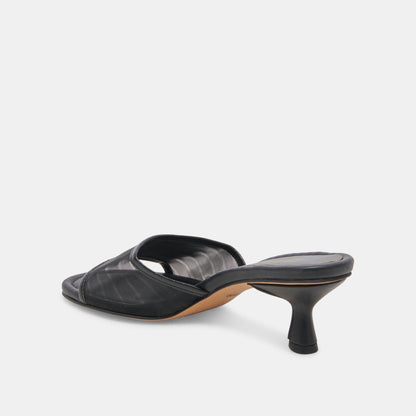 Dolce Vita SHOES MEEZA HEELS ONYX MESH
 – Dolce Vita