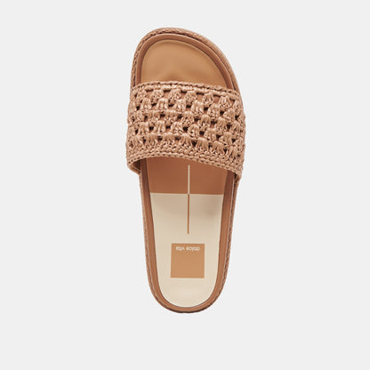 Dolce Vita SHOES SIDONA SANDALS BROWN RAFFIA
 – Dolce Vita