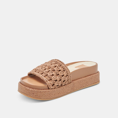 Dolce Vita SHOES SIDONA SANDALS BROWN RAFFIA
 – Dolce Vita
