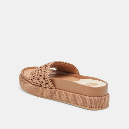 Dolce Vita SHOES SIDONA SANDALS BROWN RAFFIA
 – Dolce Vita