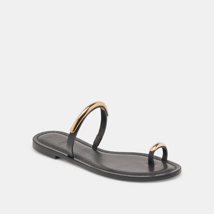 Dolce Vita SHOES WINK SANDALS BLACK LEATHER
 – Dolce Vita