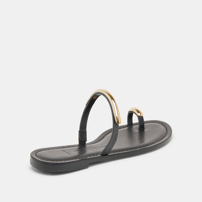 Dolce Vita SHOES WINK SANDALS BLACK LEATHER
 – Dolce Vita