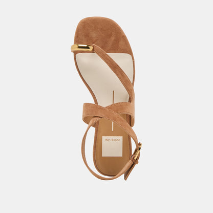 Dolce Vita SHOES EARLA SANDALS BROWN SUEDE
 – Dolce Vita