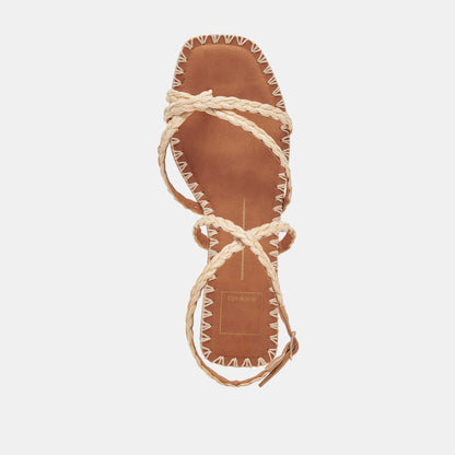 Dolce Vita SHOES BRINN SANDALS LT NATURAL RAFFIA
 – Dolce Vita