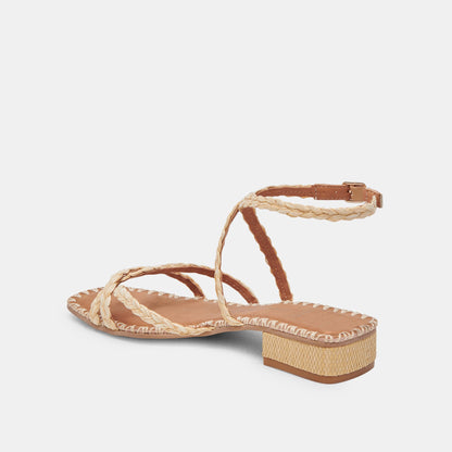 Dolce Vita SHOES BRINN SANDALS LT NATURAL RAFFIA
 – Dolce Vita