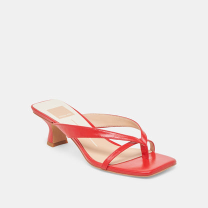Dolce Vita SHOES BREVEL WIDE HEELS CHILI LEATHER
 – Dolce Vita