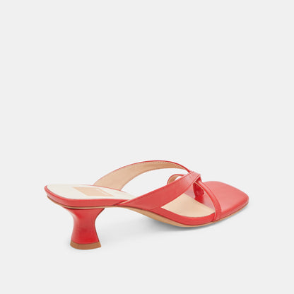 Dolce Vita SHOES BREVEL WIDE HEELS CHILI LEATHER
 – Dolce Vita