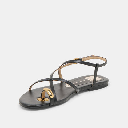 Dolce Vita SHOES KESHA SANDALS BLACK LEATHER
 – Dolce Vita