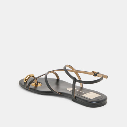 Dolce Vita SHOES KESHA SANDALS BLACK LEATHER
 – Dolce Vita