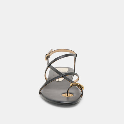 Dolce Vita SHOES KESHA SANDALS BLACK LEATHER
 – Dolce Vita