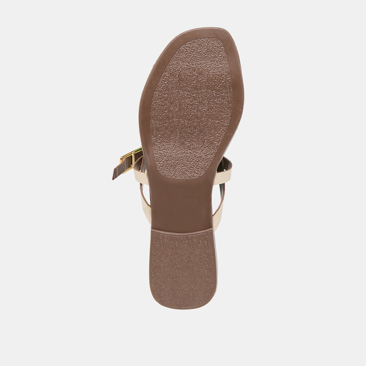 Dolce Vita SHOES Piers Beige Croco Embossed Leather Sandals