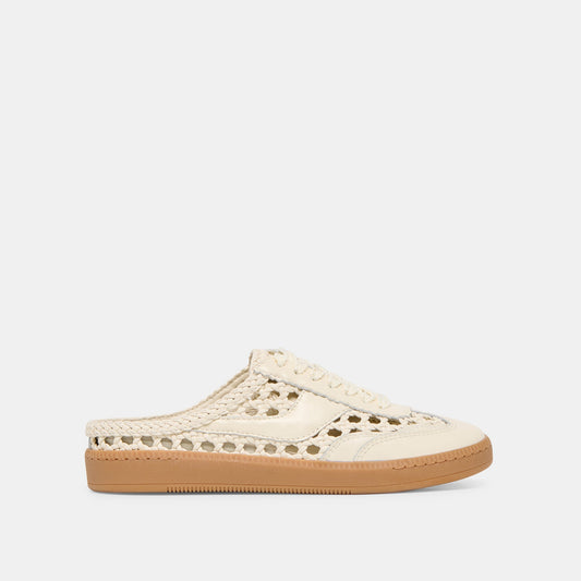 Dolce Vita SHOES Notice Slide Woven Off White Woven Stella Sneakers