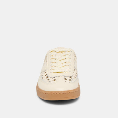 Dolce Vita SHOES Notice Slide Woven Off White Woven Stella Sneakers