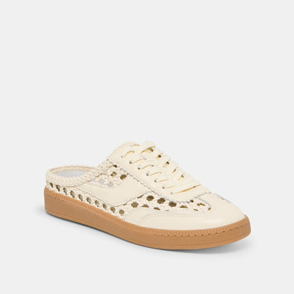 Dolce Vita SHOES Notice Slide Woven Off White Woven Stella Sneakers