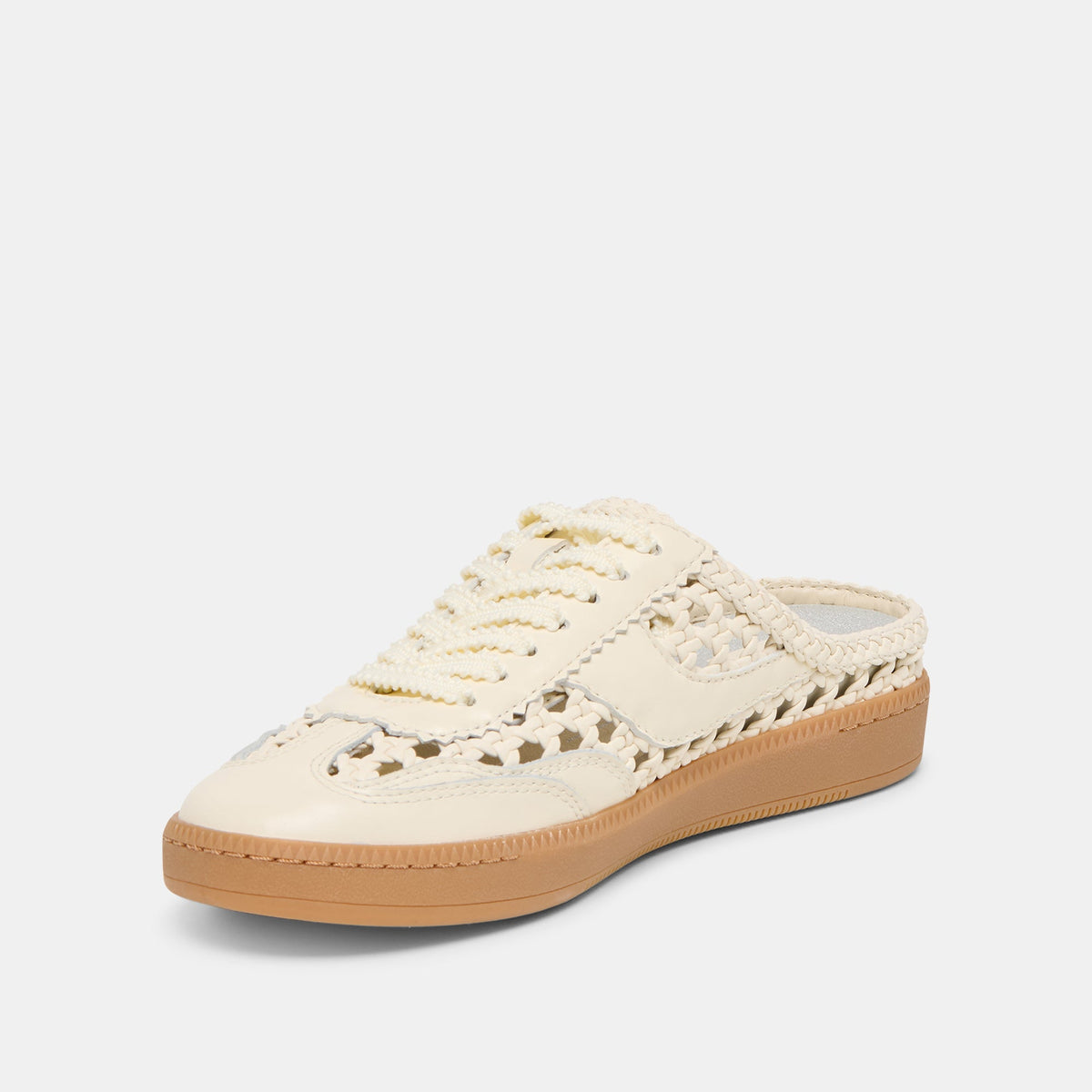Dolce Vita SHOES Notice Slide Woven Off White Woven Stella Sneakers