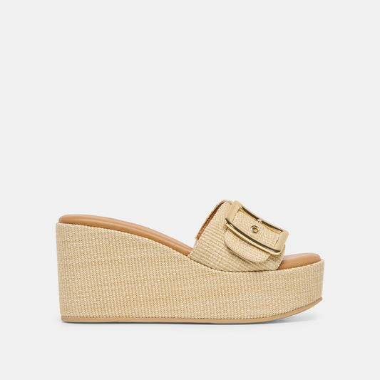 Dolce Vita SHOES Jilian Lt Natural Raffia Wedges