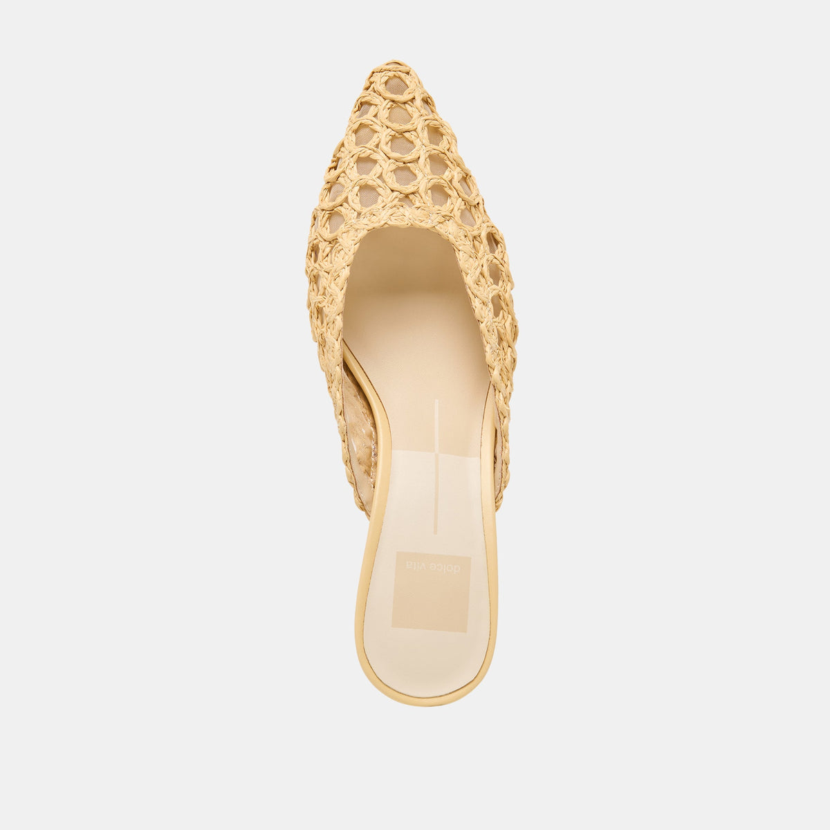 Dolce Vita SHOES Cleo Loop Natural Raffia Heels
