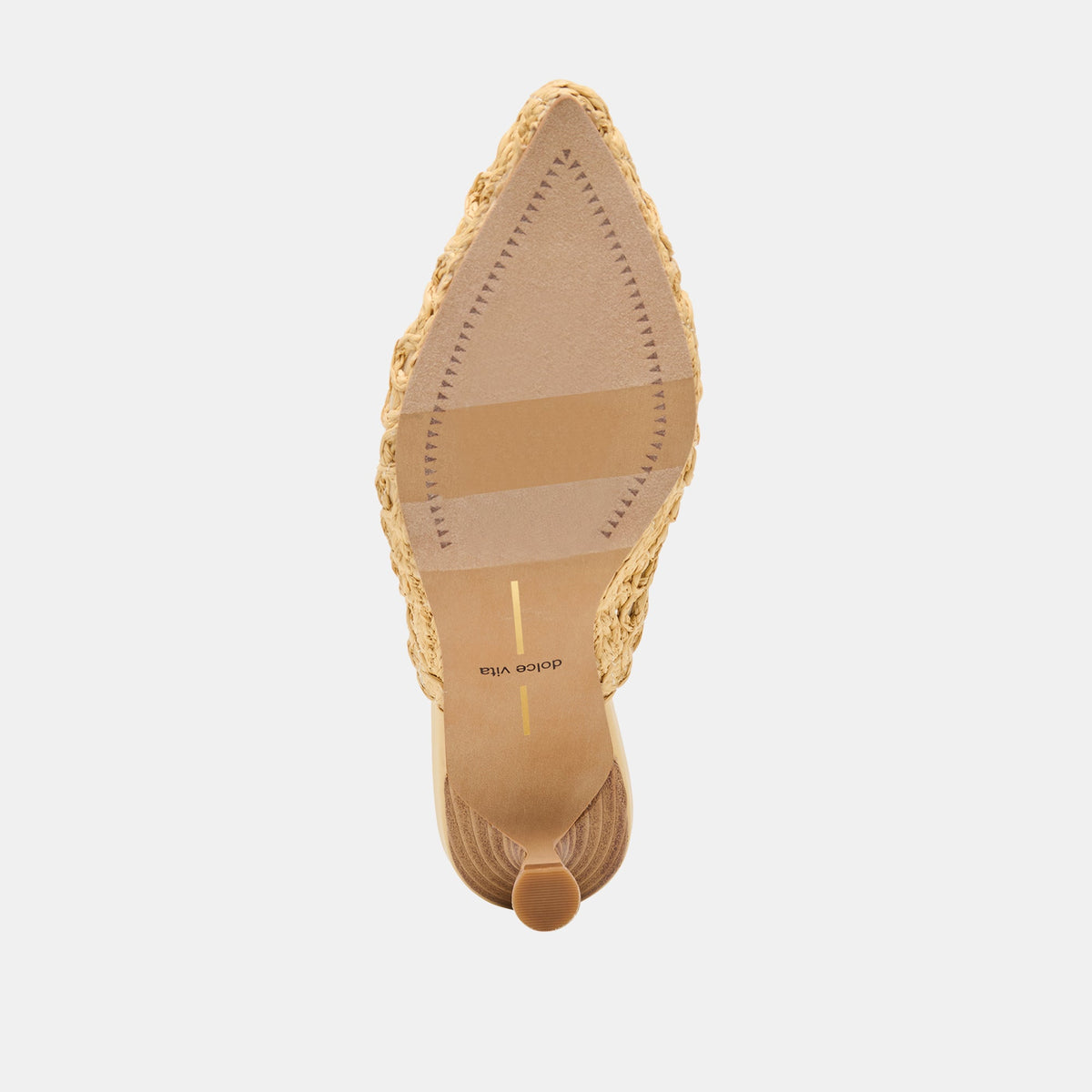 Dolce Vita SHOES Cleo Loop Natural Raffia Heels
