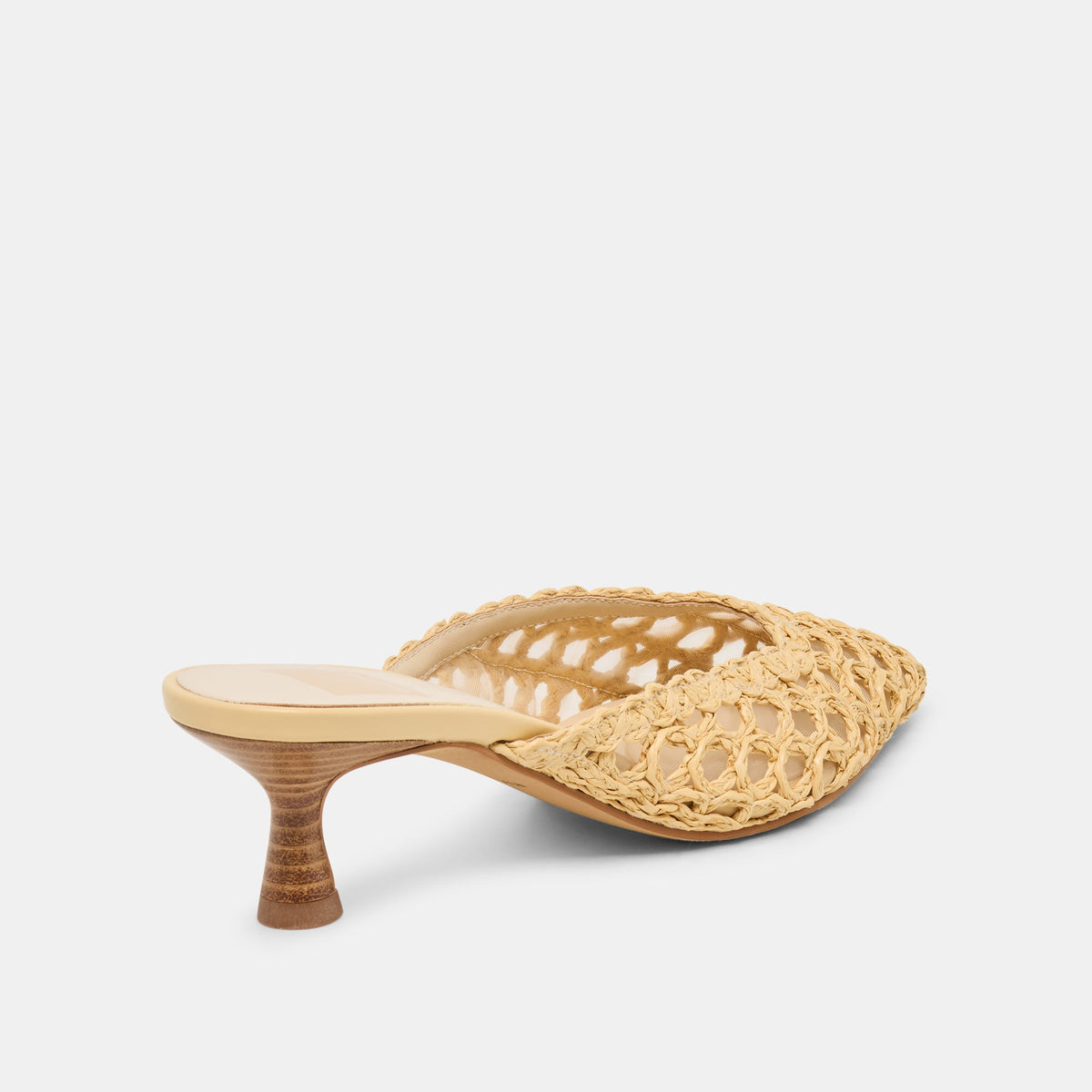 Dolce Vita SHOES Cleo Loop Natural Raffia Heels