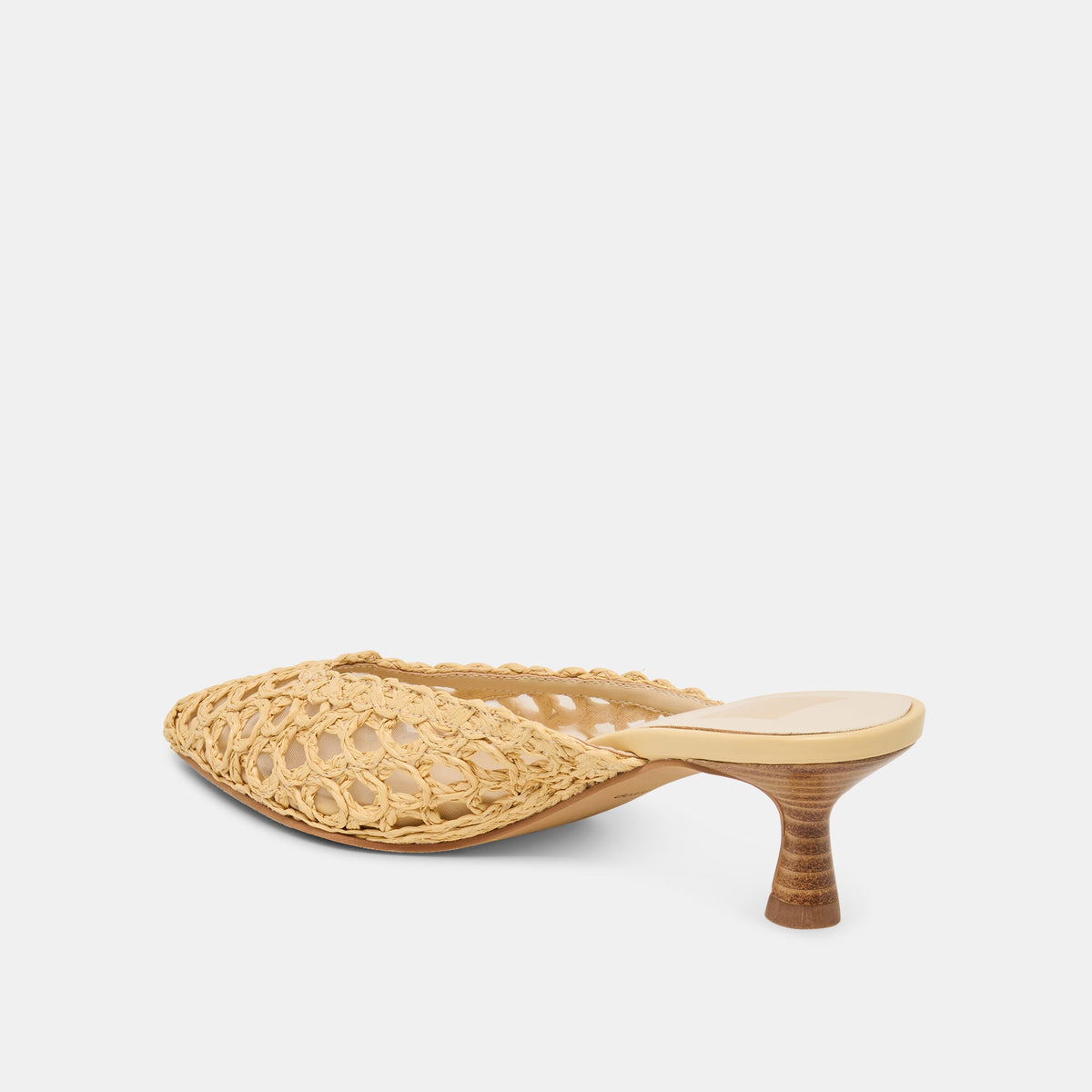 Dolce Vita SHOES Cleo Loop Natural Raffia Heels