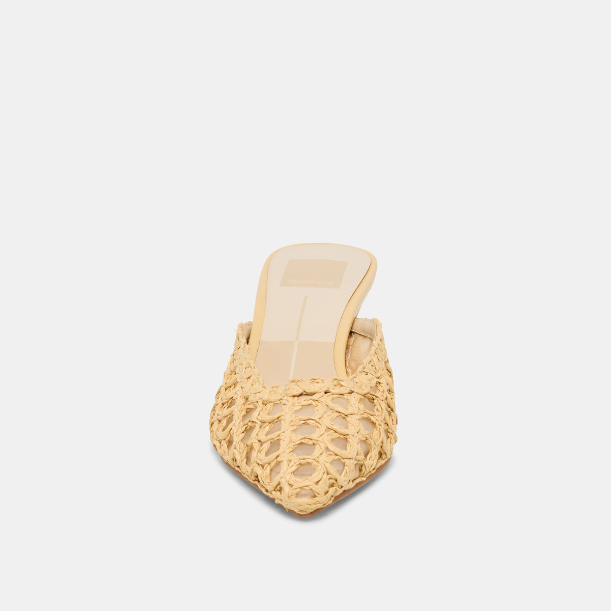 Dolce Vita SHOES Cleo Loop Natural Raffia Heels