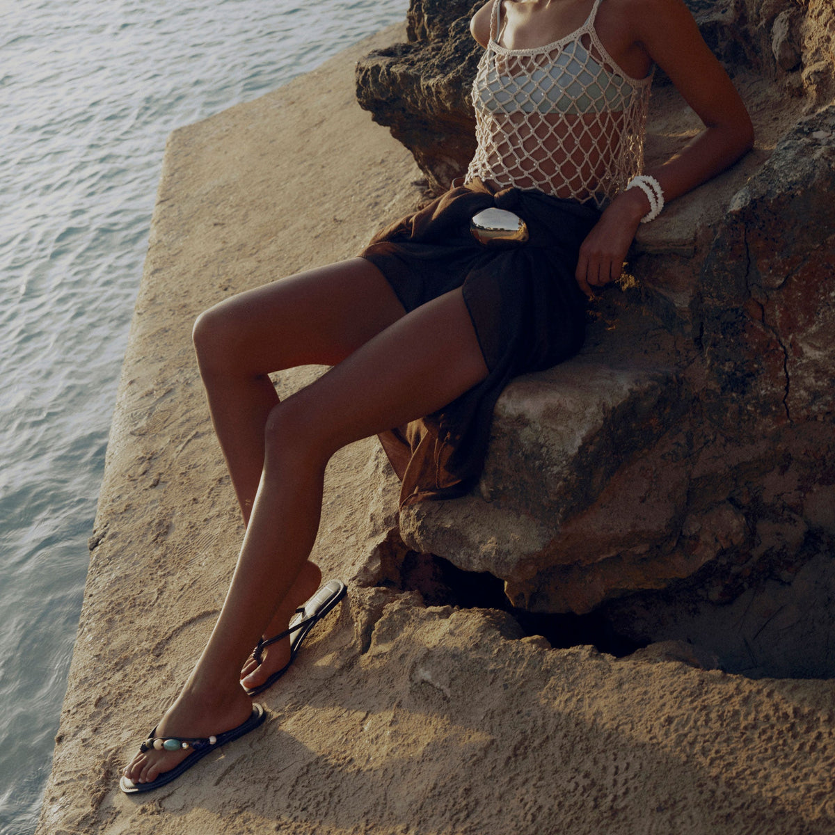 Dolce Vita SHOES Cely Dk Brown Leather Sandals