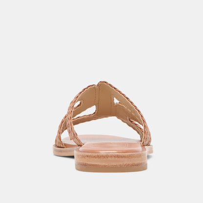 Dolce Vita SHOES EMON Caramel Stella Slide Open-Toe Sandals