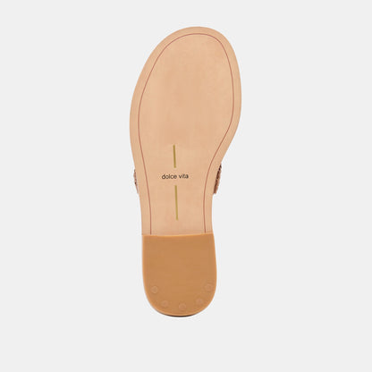 Dolce Vita SHOES EMON Caramel Stella Slide Open-Toe Sandals