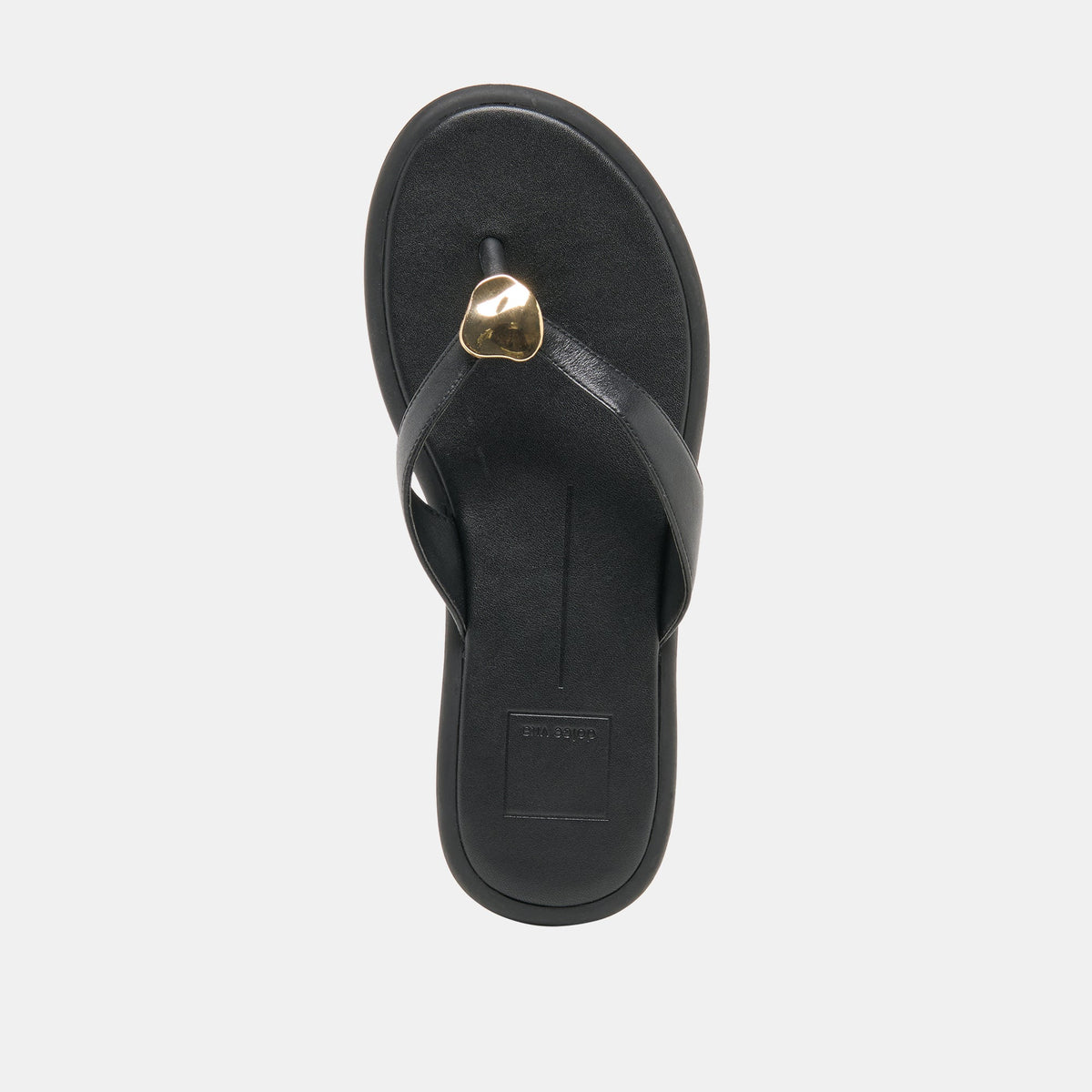 Dolce Vita SHOES Jaina Black Leather Sandals