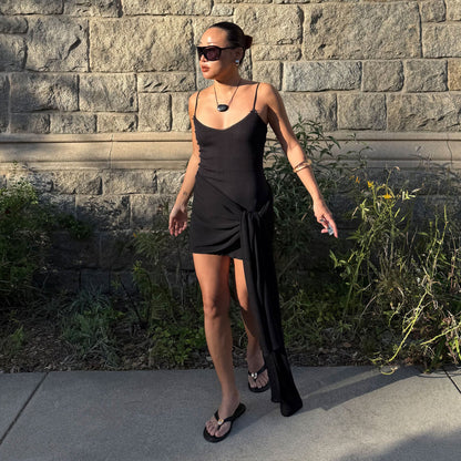 Dolce Vita SHOES Jaina Black Leather Sandals